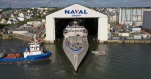 Naval Group Launches Third FDI Frigate Hellenic Ship (HS) FORMION for Hellenic Navy