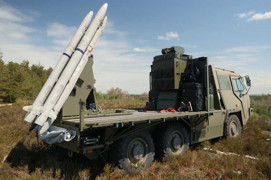 RAVEN Air Defence System based on Supacat HMT 600 [Photo by MBDA]
