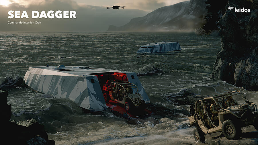 Leidos Unveils Sea Dagger Commando Insertion Craft Concept to Advance Royal Navy