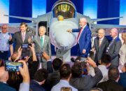 Brazilian Air Force Unveils First Saab Gripen E Fighter Produced in Brazil
