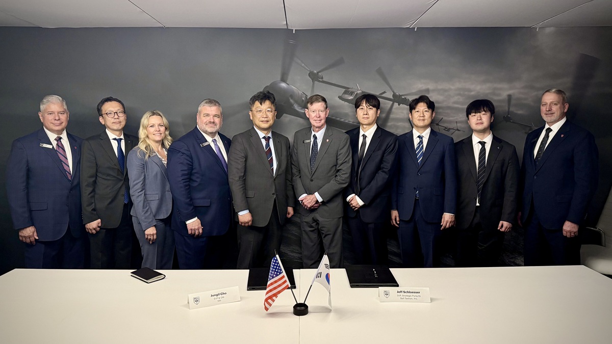 Bell Signs Memorandum of Understanding with Korea Aerospace Industries (KAI)