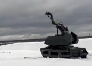 Russia Tests Robotic Mortar System “Kuryer” with New Bagunlnik-82 Module