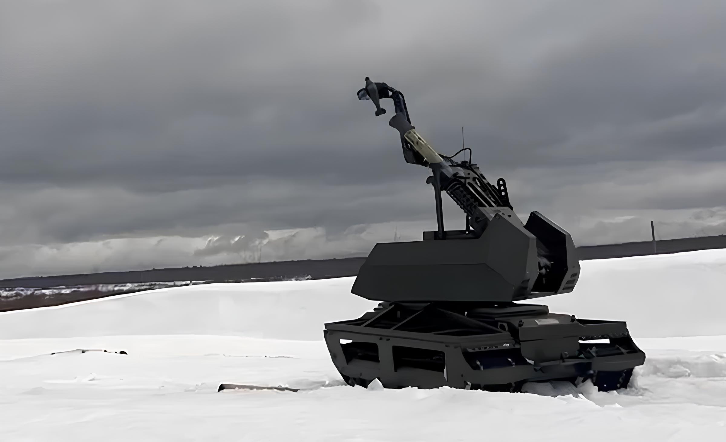 Russia Tests Robotic Mortar System “Kuryer” with New Bagunlnik-82 Module