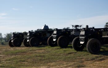 Four ULTRA AGVs configured for multiple mission sets across cUAS and ISR.