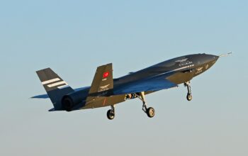 Bayraktar KIZILELMA jet-powered unmanned combat aerial vehicle (UCAV)