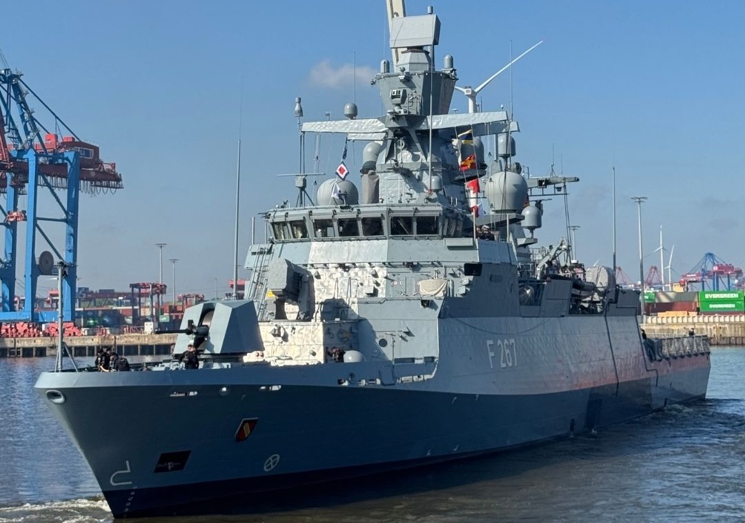 German Navy Corvette Karlsruhe (F267)