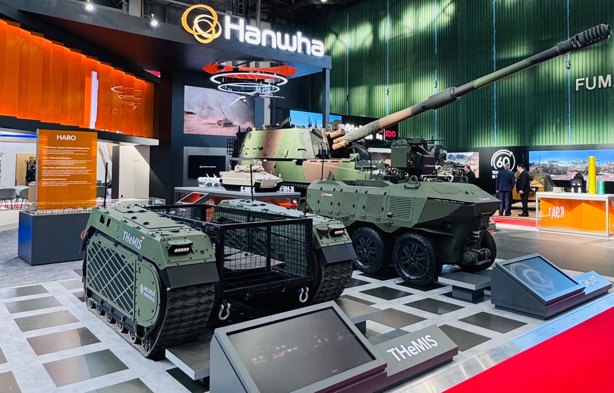 Hanwha Signs Teaming Agreement with Milrem Robotics for Romanian UGV Program