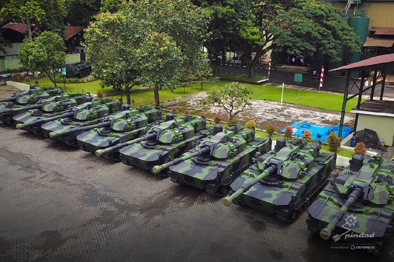 Indonesian Army Harimau medium tanks