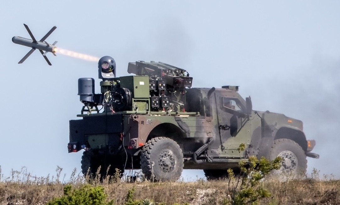 Rafael Fires SPIKE NLOS Missile from Oshkosh Joint Light Tactical Vehicle (JLTV) in Estonia