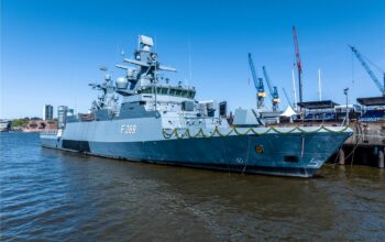 Rheinmetall Marks First Ship Christening with Launch of Final Batch II K130 corvette for German Navy