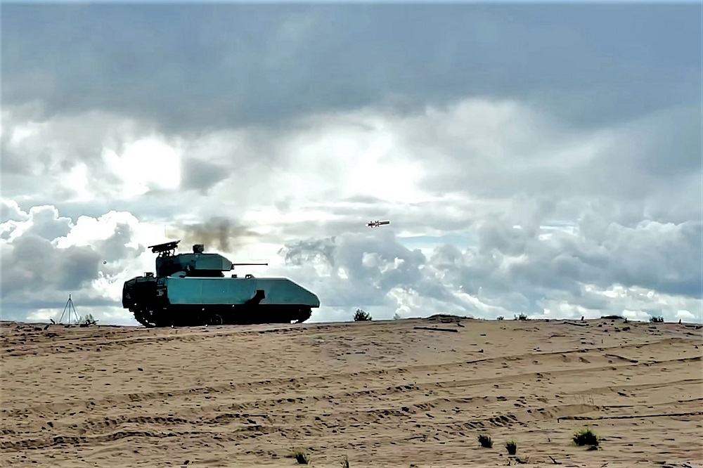 Singapore Army Hunter Armoured Fighting Vehicle (AFV). (Photo by Singapore Ministry of Defence)