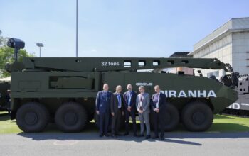 GDELS Debuts 10x10 PIRANHA Heavy Mission Carrier (HMC) Advanced Recovery Vehicle (ARV)
