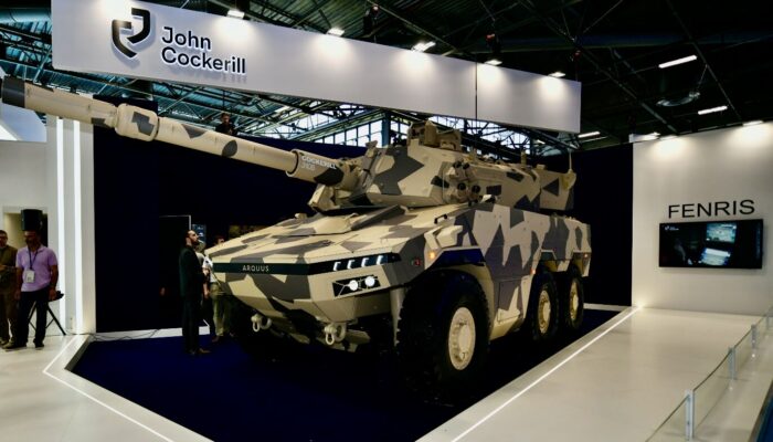 John Cockerill Unveils FENRIS 6×6 Armoured Vehicle with 105 mm Turret