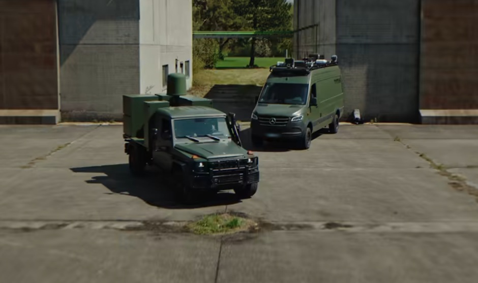 Focus on vehicle-based counter-drone and mission platforms to protect people and critical infrastructure, built on the G-Class and Sprinter.