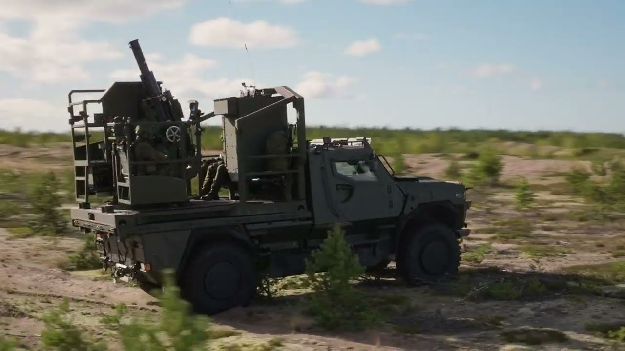 GTP TREMOS self-propelled mortar. (Photo by Oy Sisu Auto Ab)