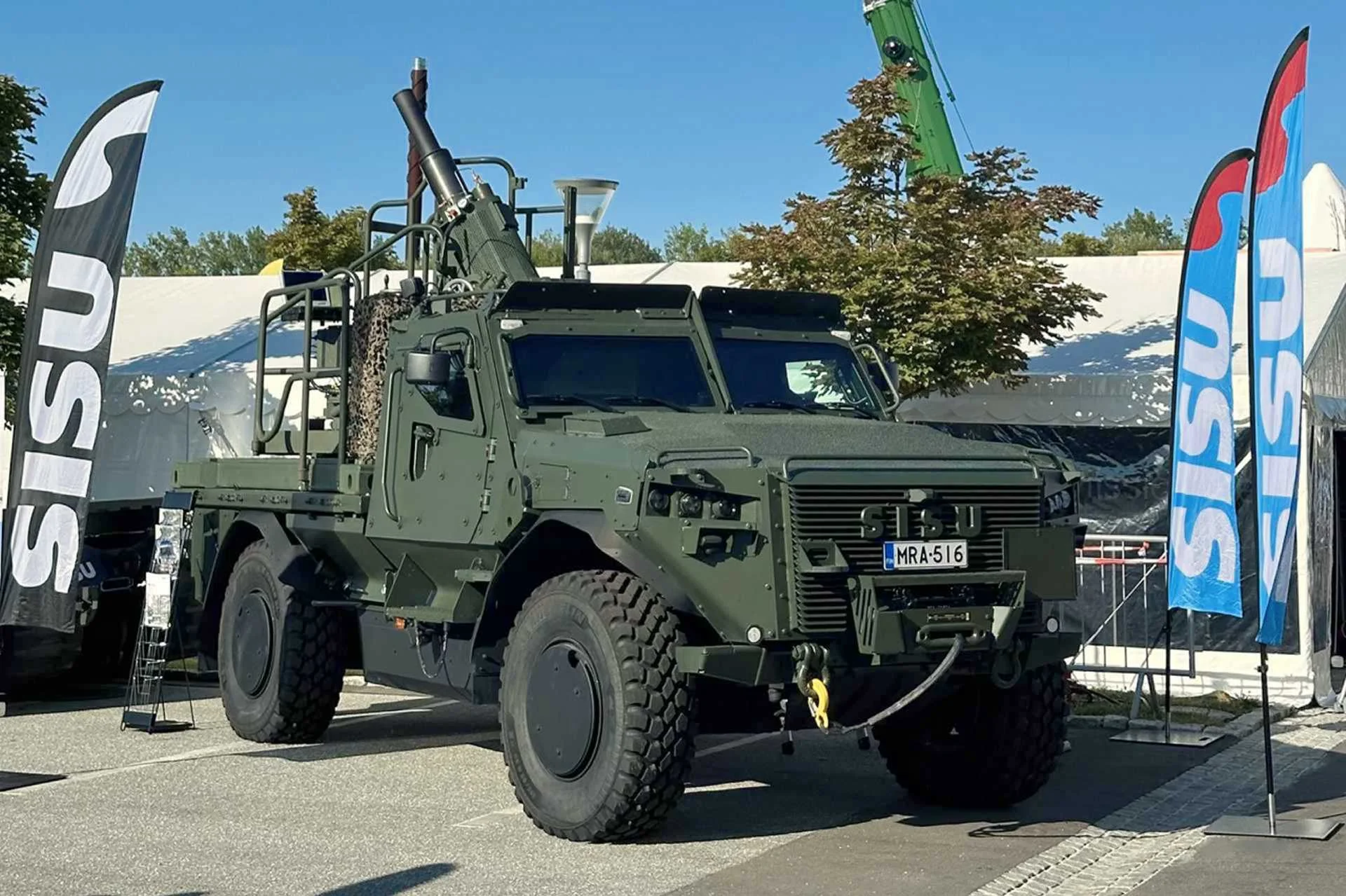 GTP TREMOS self-propelled mortar. (Photo by Oy Sisu Auto Ab)