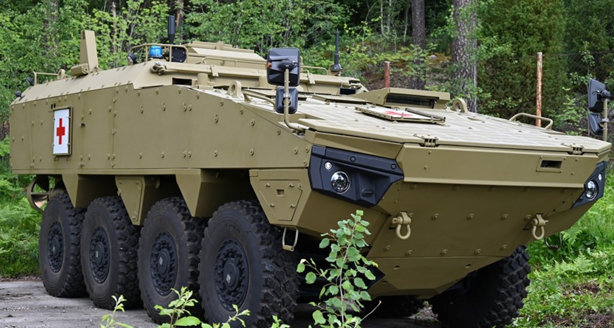 Patria Completes Deliveries of Patria AMV XP 8x8 Ambulance Vehicles to Slovakia
