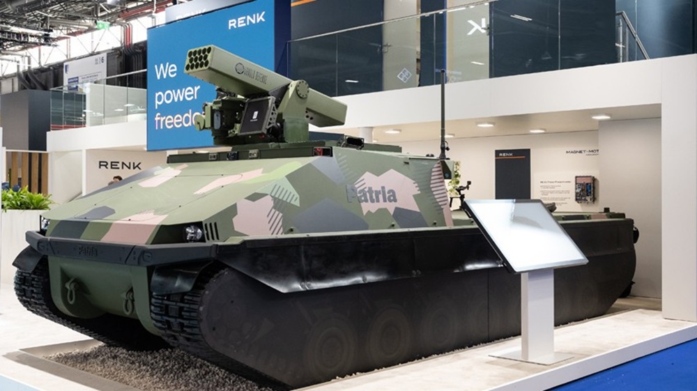 Patria and RENK Group AG (RENK) presented a next-generation heavy unmanned ground vehicle (UGV) concept mock-up at Eurosatory 2026 in Paris, France.
