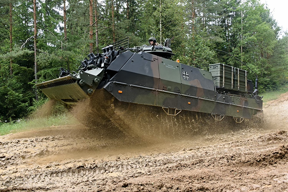 Bergepanzer 3 Büffel Armoured Recovery Vehicle. (Photo by Rheinmetall)