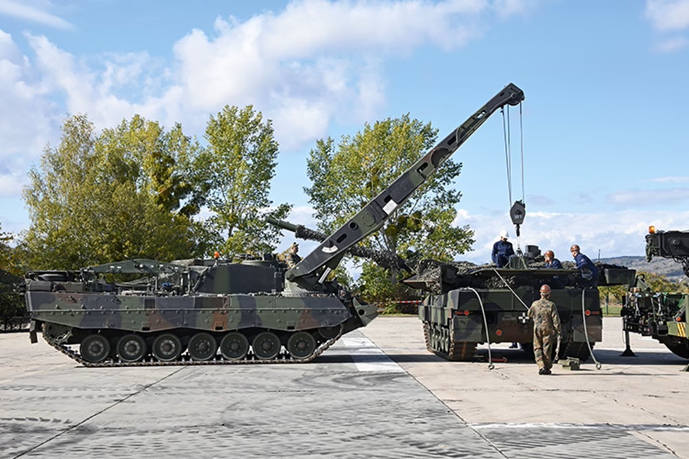Bergepanzer 3 Büffel Armoured Recovery Vehicle. (Photo by Rheinmetall)