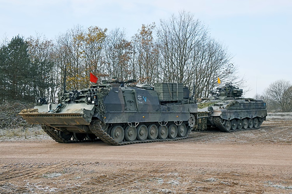 Bergepanzer 3 Büffel Armoured Recovery Vehicle. (Photo by Rheinmetall)