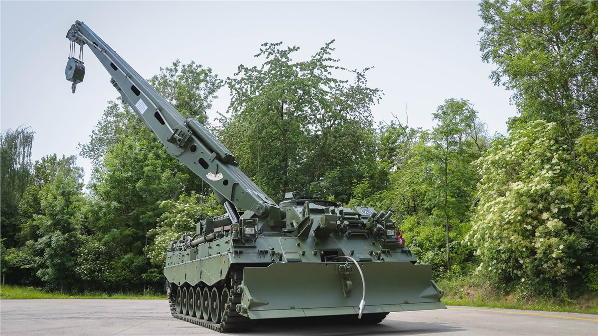 Bergepanzer 3 Büffel Armoured Recovery Vehicle. (Photo by Rheinmetall)