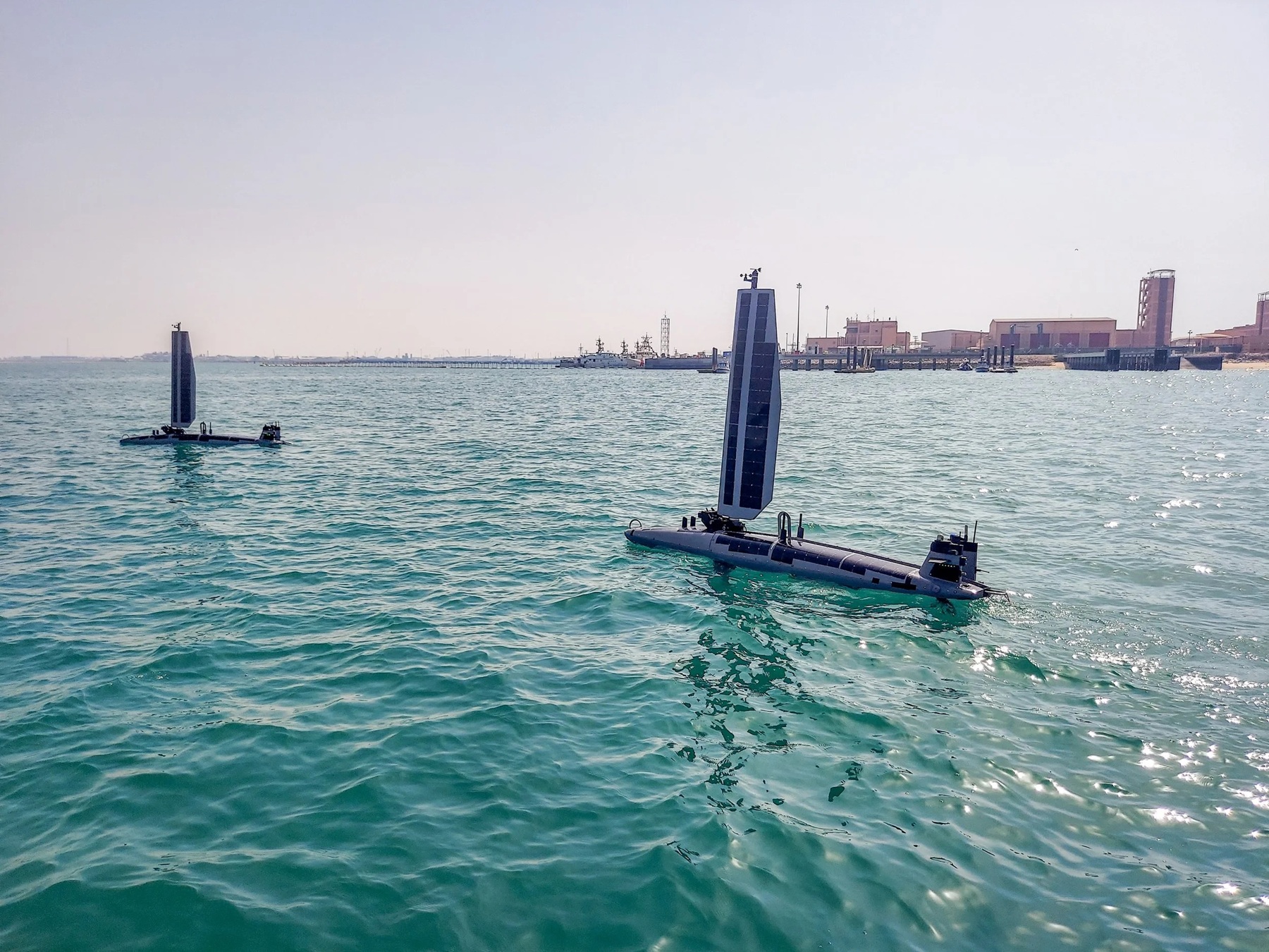 The Triton Autonomous Underwater and Surface Vehicle (AUSV) can sail and submerge autonomously to collect data both above and below the ocean’s surface and relay it to you from anywhere, at anytime.