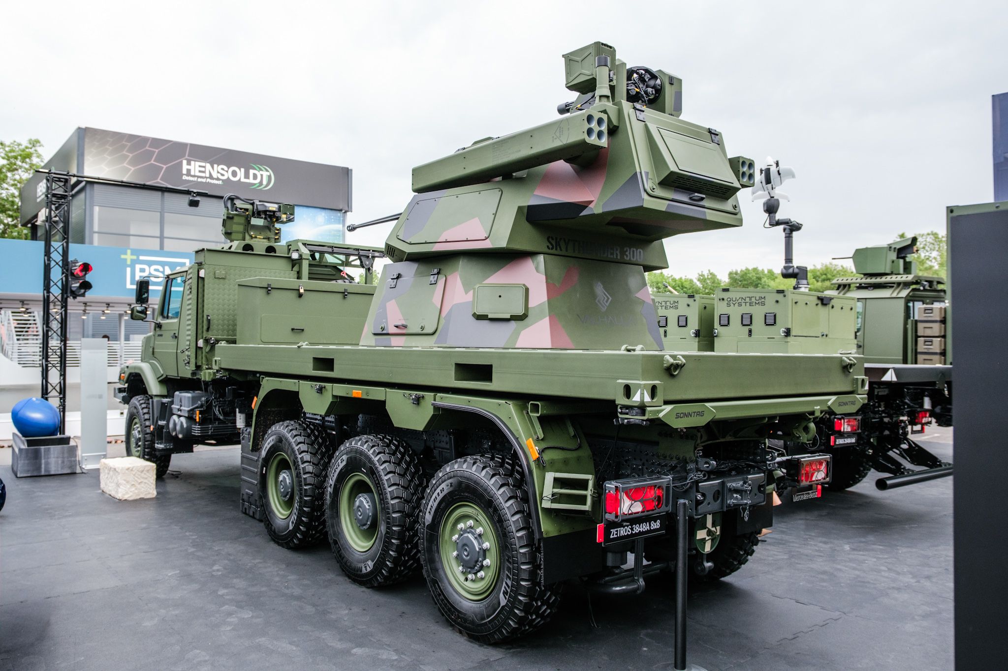 Skythunder 300 multi-spectrum air defence remote-controlled turret
