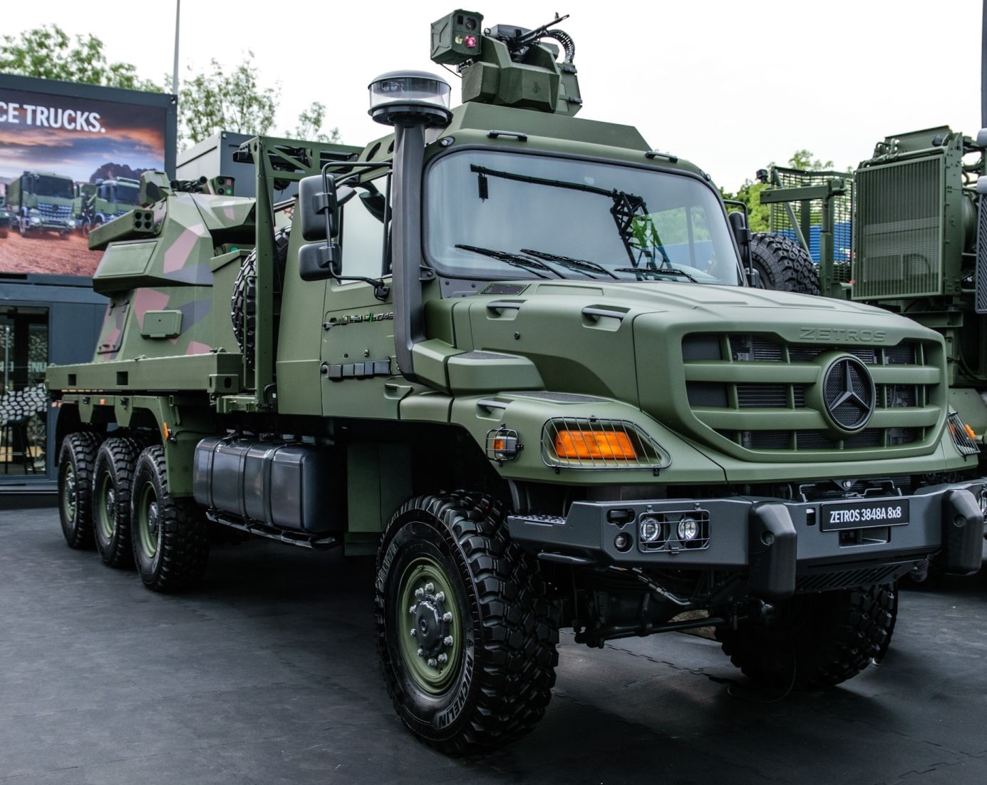 Skythunder 300 multi-spectrum air defence remote-controlled turret