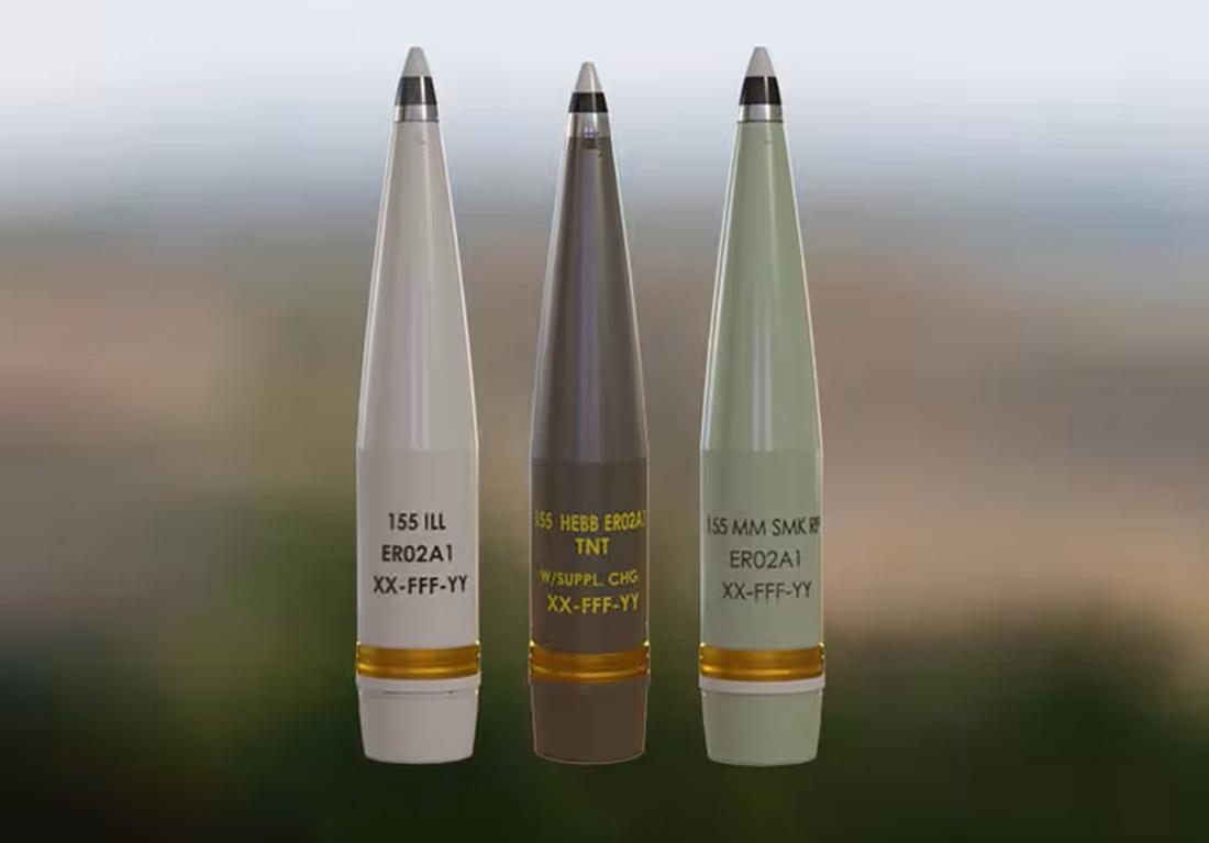 Rheinmetall Supplies 155 mm Long Range Artillery Ammunition to Ukraine