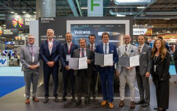 Diehl Defence, Leonardo and General Dynamics celebrate Extended Range Artillery Projectile award based on Vulcano 155mm GLR