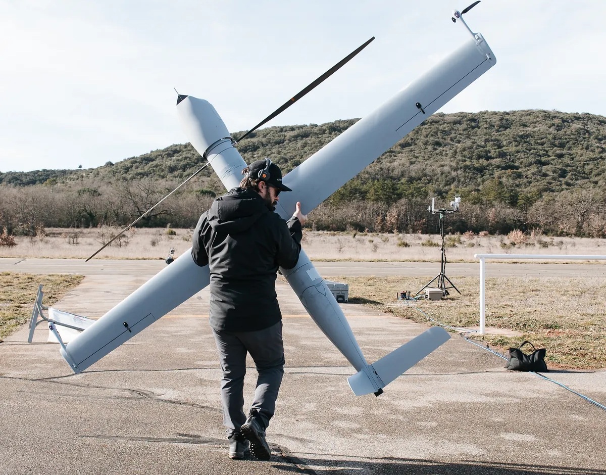 U030 Flexrotor uncrewed aerial system (UAS). (Photo by Airbus )