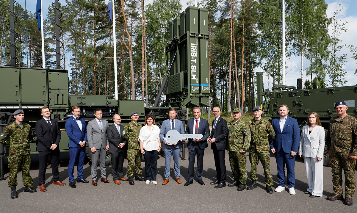 IRIS-T SLM Air Defence Unit. (Photo by Diehl Defence)