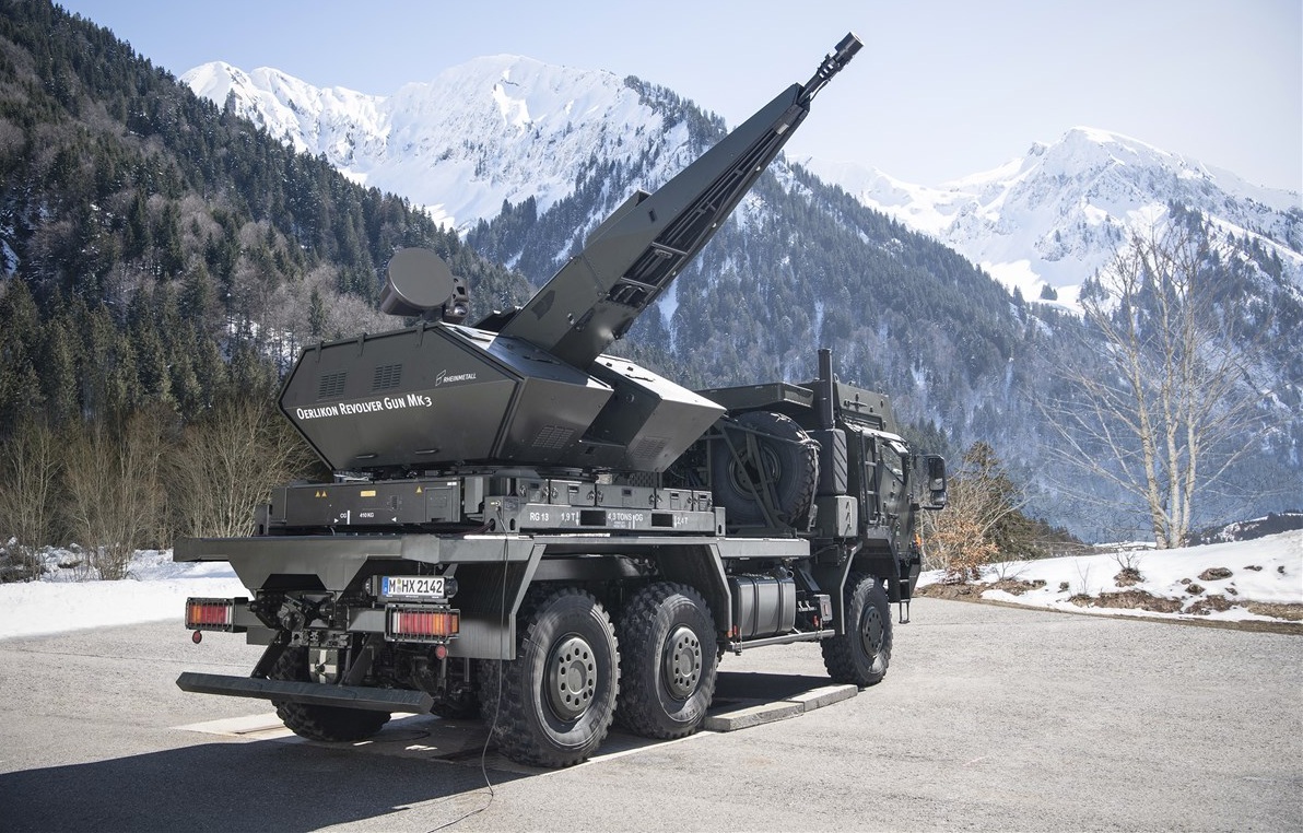 Skynex air defence system. (Photo by Rheinmetall)