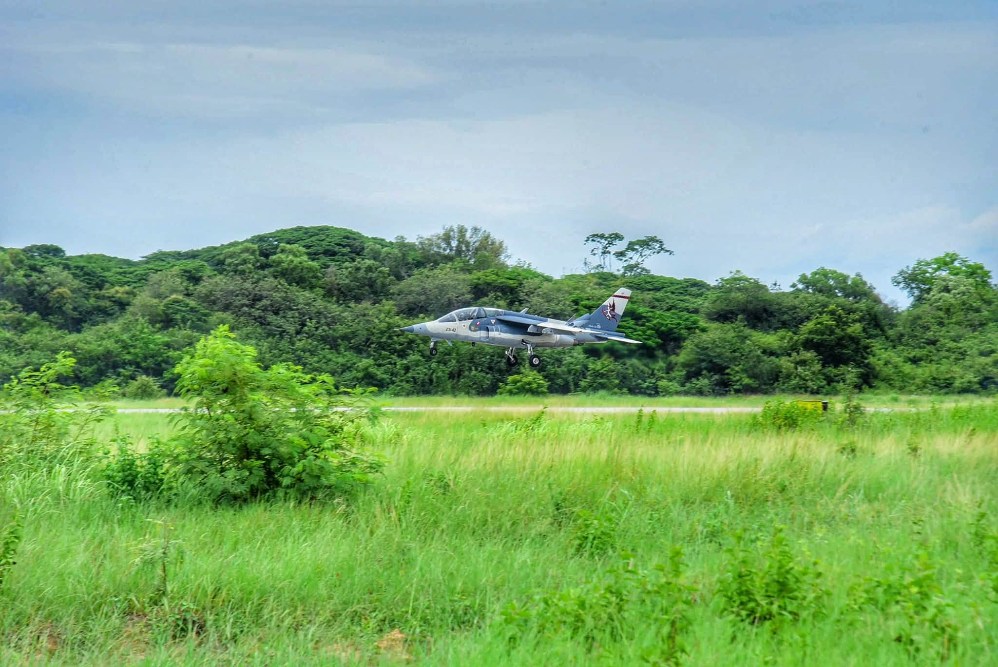 The Royal Thai Air Force Dornier Alpha Jet TH attack aircraft.