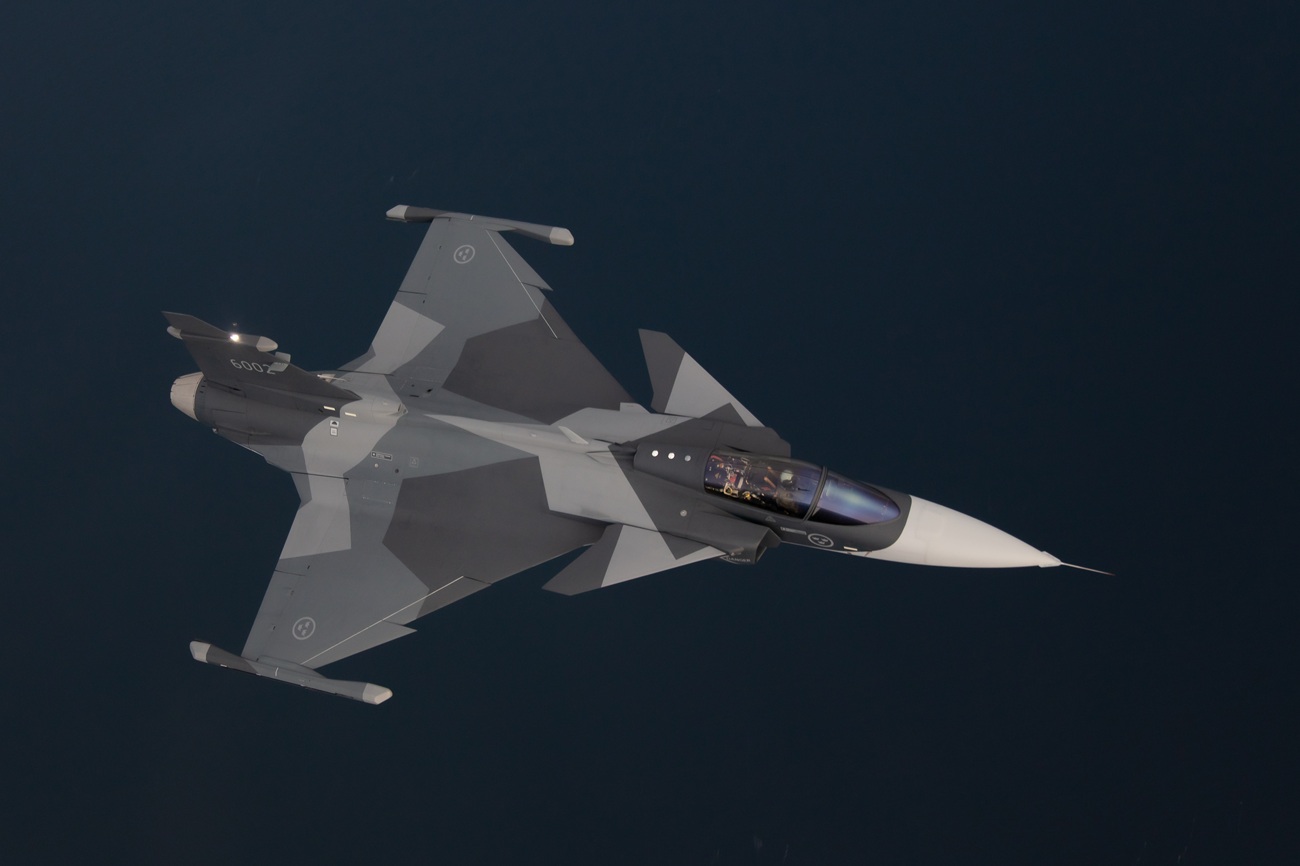 First serial produced Swedish Gripen E.