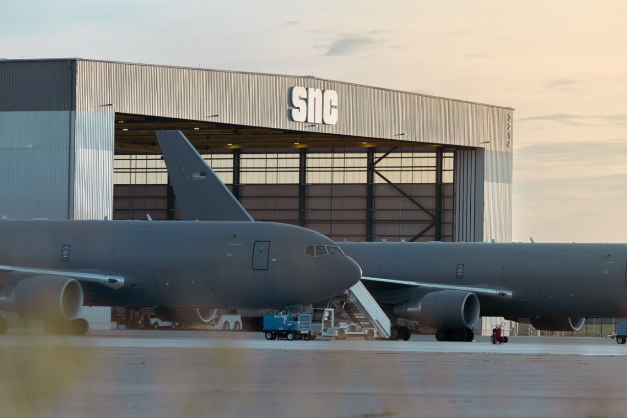 KC-46 Pegasus Military Aerial Refueling and Strategic Military Transport Aircraft