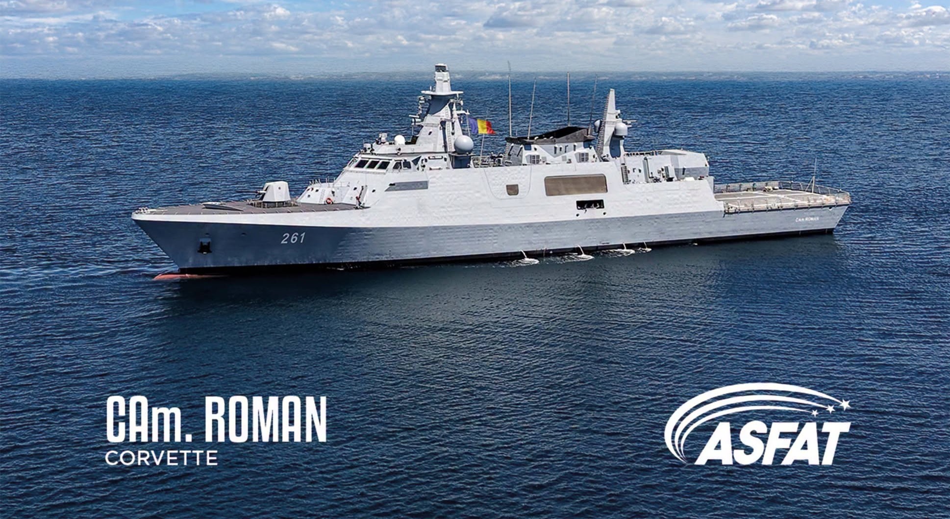Turkish Shipyard AFSAT Delivers Contraamiral August Roman (261) to Romanian Navy