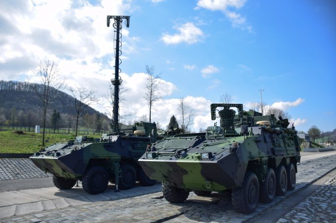 Pandur II KOVS and KOVVS command and communications variants. (Photo by TDV)
