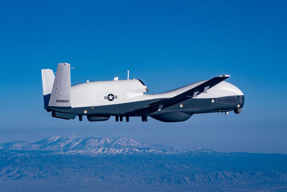 Northrop Grumman MQ-4C Triton high-altitude long endurance unmanned aerial vehicle (UAV).
