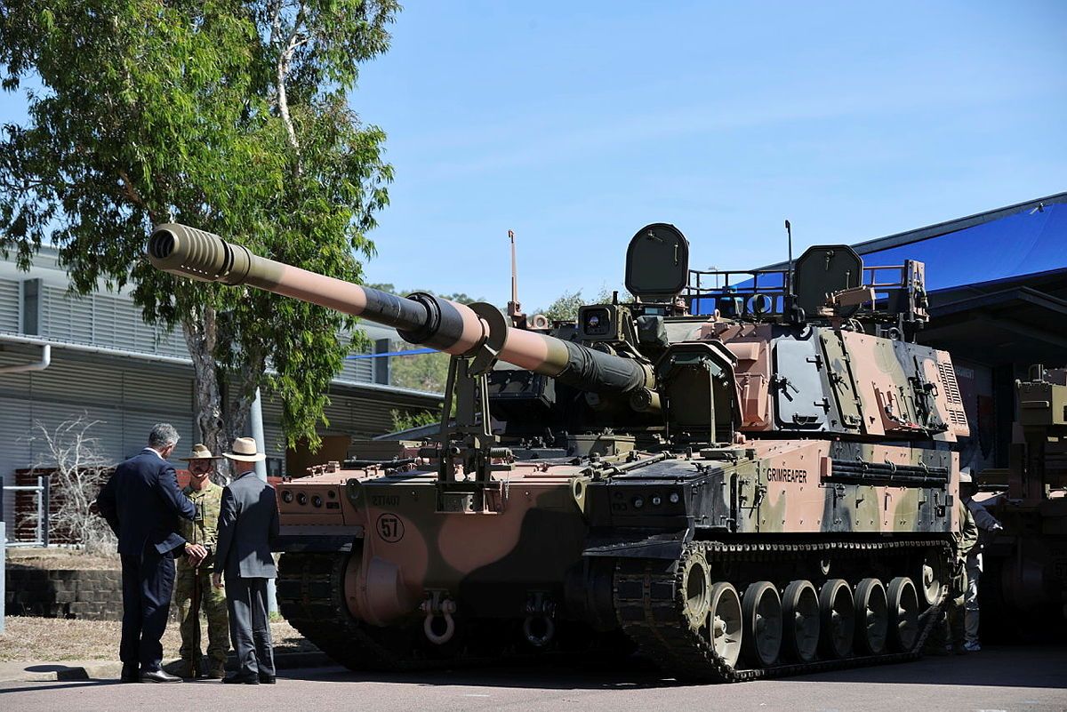 Australian Army Marks Formal Induction of First AS9 Huntsman Self-propelled Howitzer