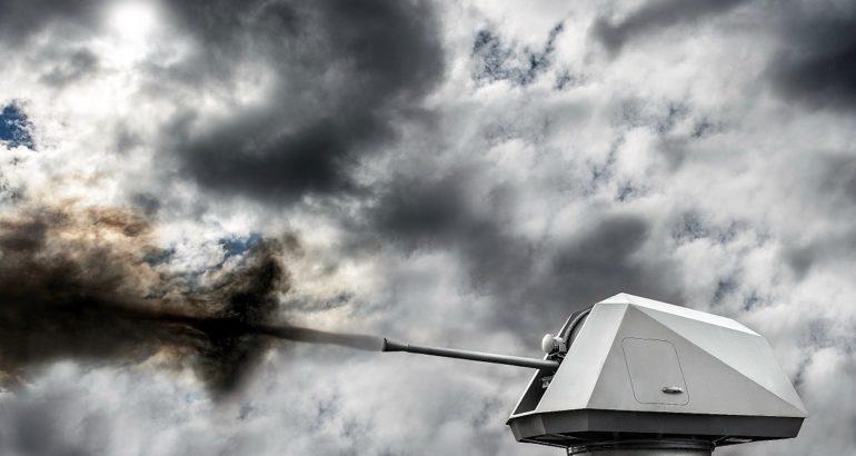 The Bofors 57mm naval gun is designed to address surface, air, and land threats in the littoral environment, and is already in service with a wide range of navies and coast guards. (Photo by BAE System)
