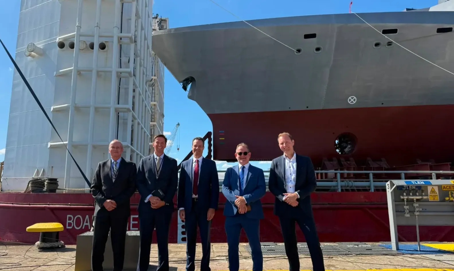 Thales representatives at the event in Gdynia. (Photo by Thales).