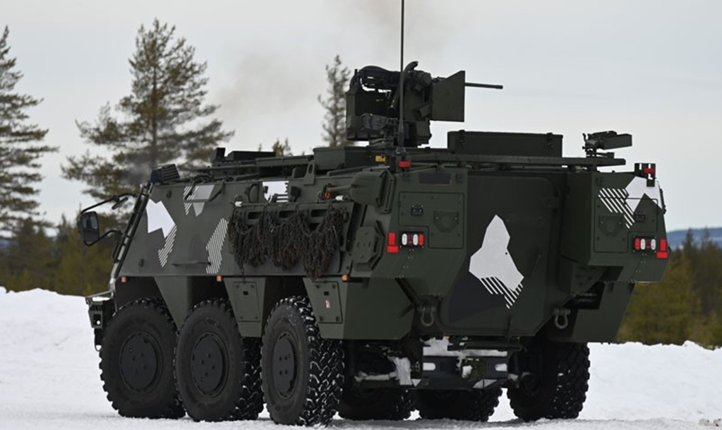 Patria 6x6 Armoured Vehicle/Common Armoured Vehicle System (CAVS). (Photo by Patria)