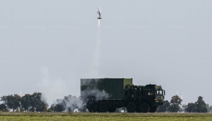 Rheinmetall Successfully Launches FV-014 Loitering Munition System from Its Own Containerized Missile Launcher