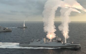 Rheinmetall Unveils GMF 140 Guided Missile Frigate