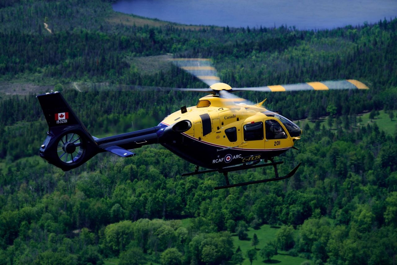 Royal Canadian Air Force’s CT-153 Juno twin-engine light utility helicopter. (Photo by Airbus Helicopter)