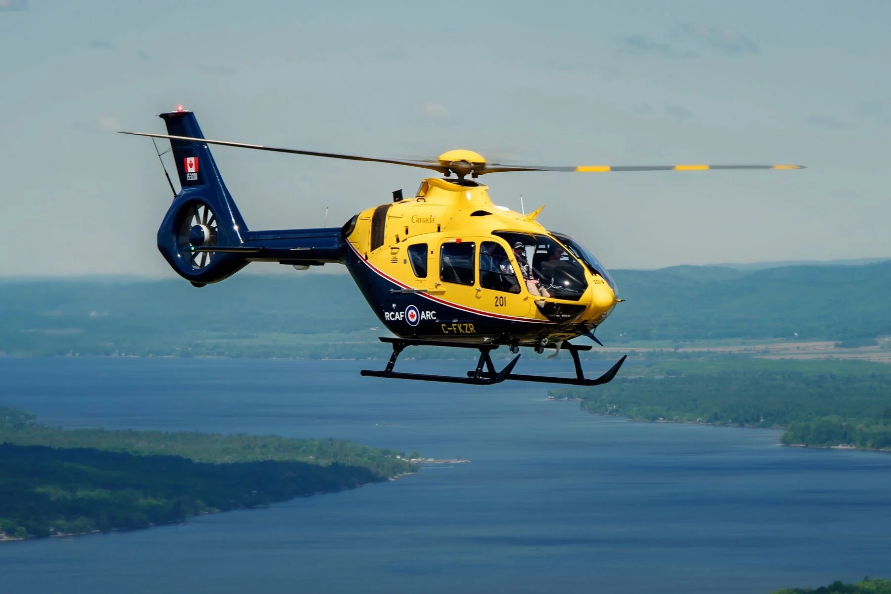 Royal Canadian Air Force’s CT-153 Juno twin-engine light utility helicopter. (Photo by Airbus Helicopter)