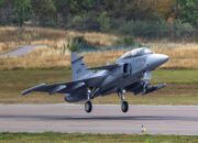 Saab Gripen F Two-seat Fighter Completes Its First Flight