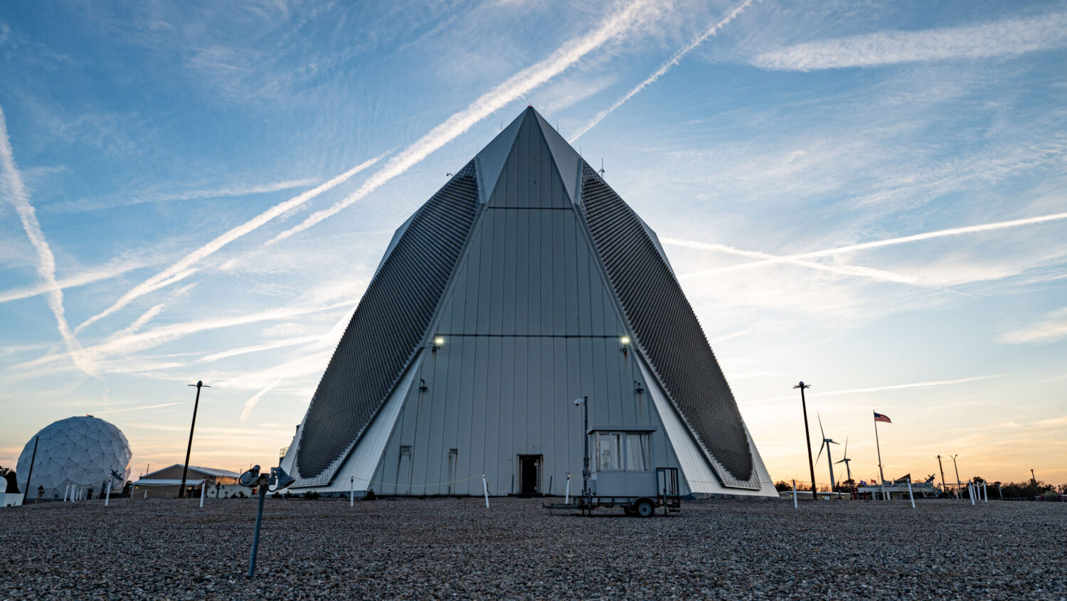 Missile Warning Radar at Cape Cod Space Force Station. (Photo by David Grim, U.S. Space Force Combat Forces)